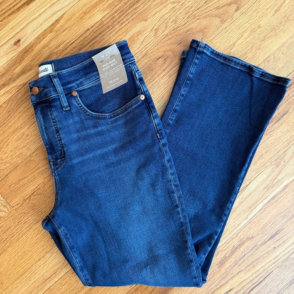 Madewell Mid-Rise Kick Out Jeans